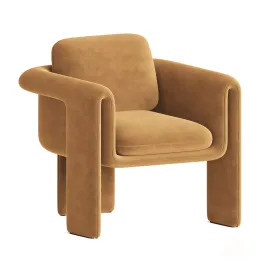 Floria velvet armchair